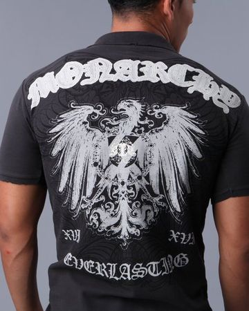 Monarchy Polo-Shirt Grösse S Design Dragon