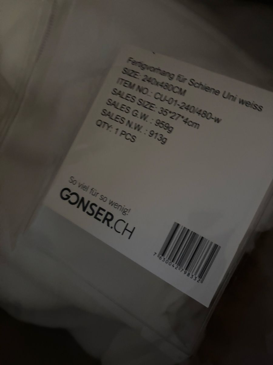 Vorhänge: Vorhang neu  – Neu (gemäss Beschreibung) aus Buchrain von Ham2383
