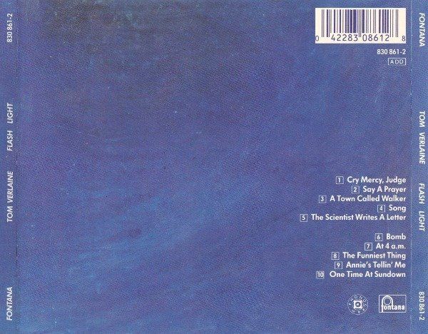 CDs: CD Tom Verlaine - Flash light (1987) – D'occasion à Möriken AG par mineralia 1