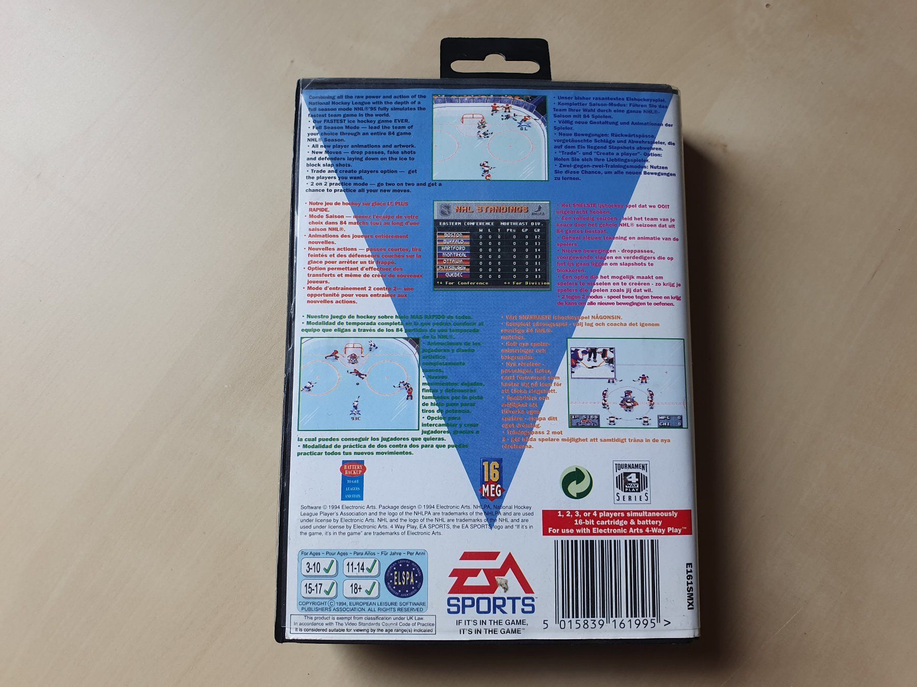 Sega Giochi: NHL 95 – Usato da Stansstad venduto da collectorsshop 1