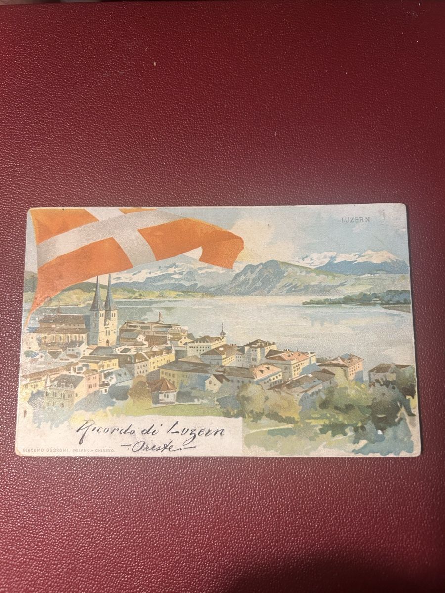Cartoline postali: Ricordo di Luzern – Usato da Breganzona venduto da Milesbo