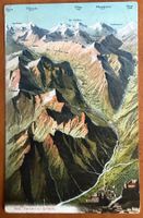 Bellinzona - Ferrovia dei Gottardo - Map 1907