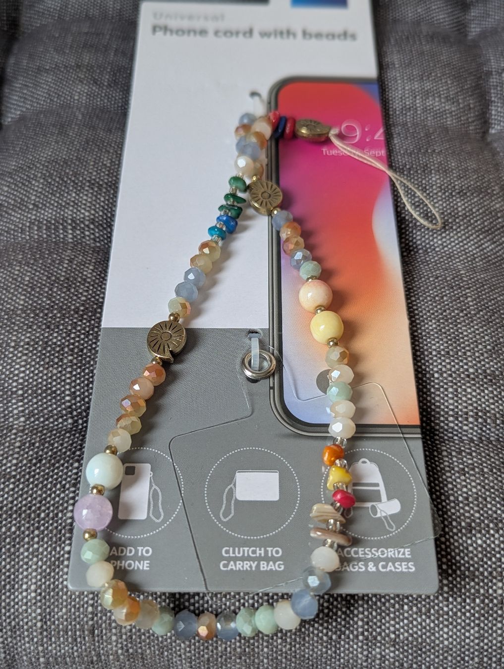 Catenine: Boho Beaded Phone Cord, Universal – Nuovo e nell'imballaggio originale da Schlieren venduto da maseam