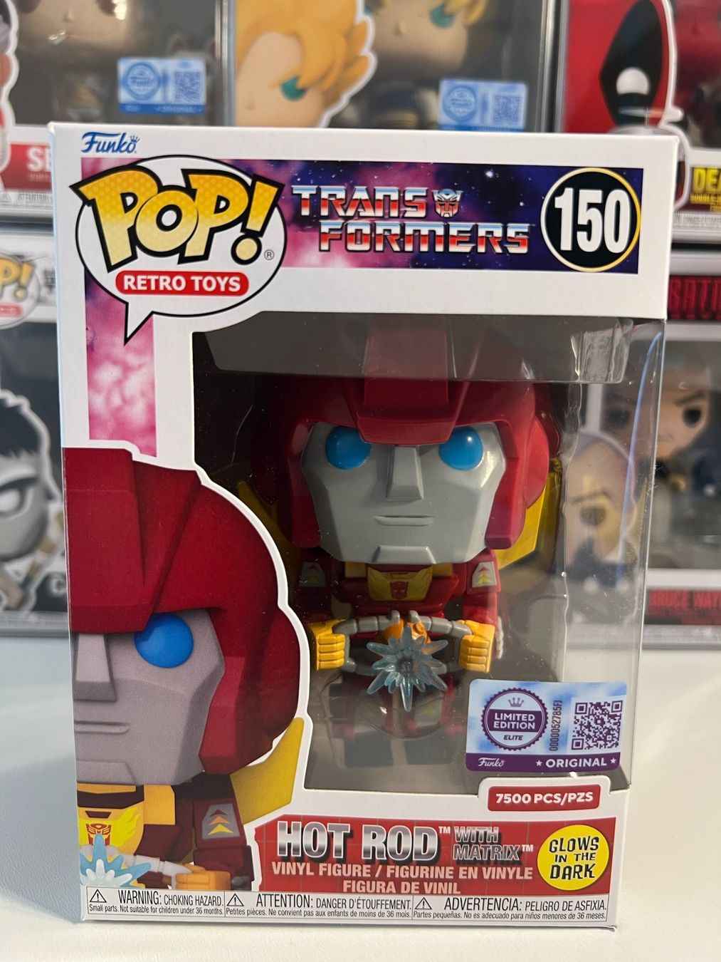 Funko Statuette: Funko POP! Transformers Hot Rod with Matrix Limitée 7500 Pcs – Nuovo e nell'imballaggio originale da Le Mouret venduto da perfectbijou