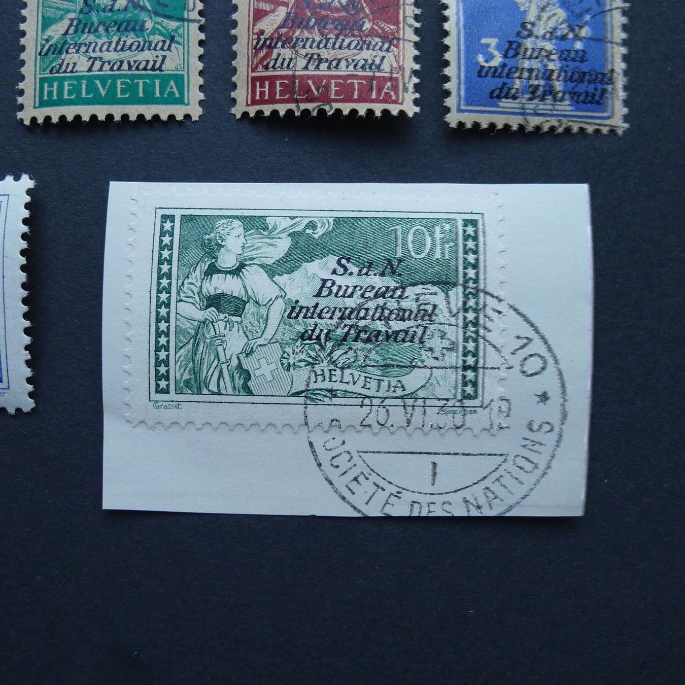 Tutti i francobolli: 1924-1928 BIT Nr. 15- 31 gestempelt – Usato da Dagmersellen venduto da wyss1982 2