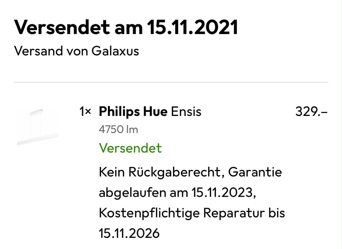 Philips Kronleuchter & Deckenlampen: Philips Hue Ensis – Gebraucht aus Tägerwilen von Fat88 1