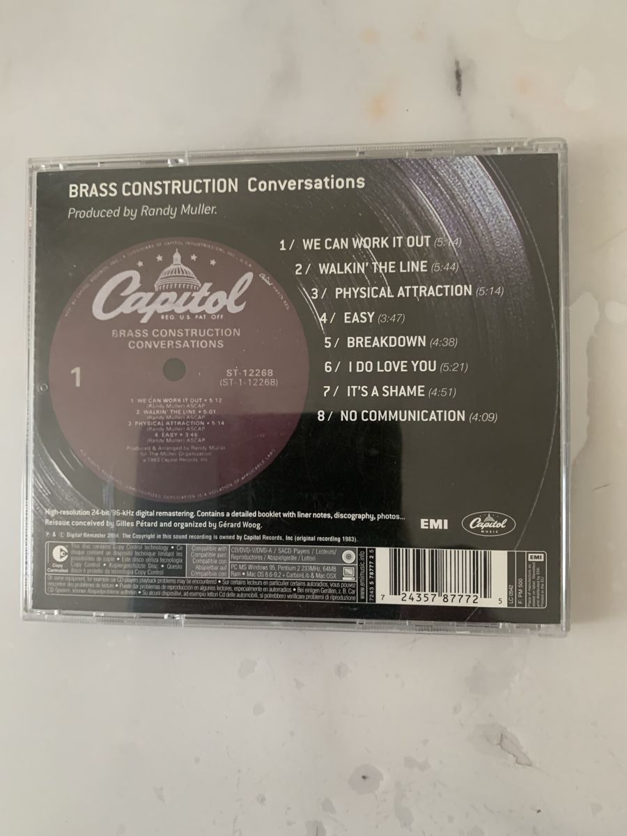 CDs: Brass Construction/ Conversations – Gebraucht aus lausanne von Ccheche 3