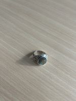 Vintage 925 Silber Ring mit schimmerndem Abalone Stein!