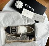 Chanel Espadrilles beige-schwarz 39