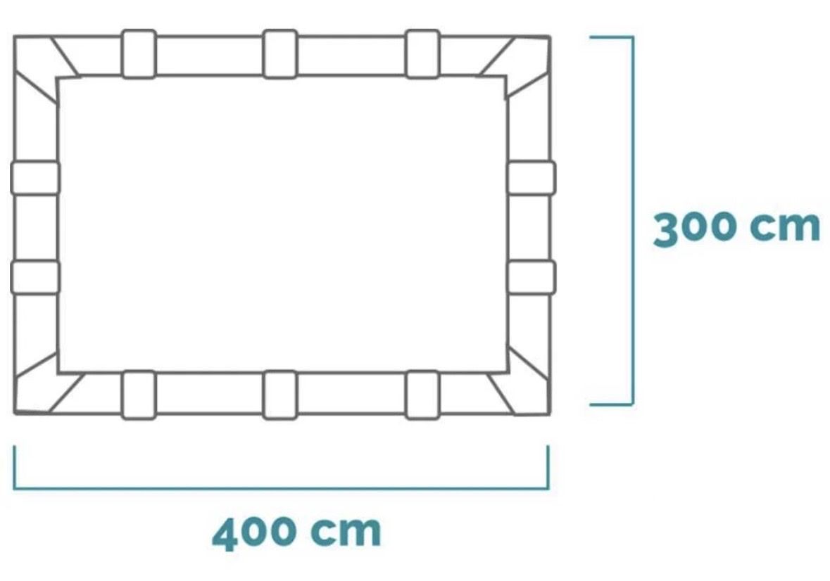 Intex Schwimmbad: Intex Graphite Gray Pool, 400x300x124cm – Gebraucht aus Bütschwil von hfs2010 8