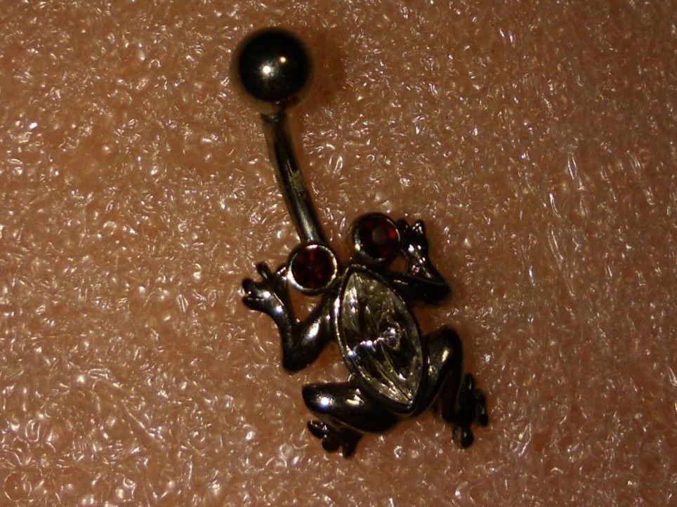 Gioielli per piercing: BAUCHNABELPIERCING,,EINE FRÖSCHE – Nuovo (secondo la descrizione) da Basel venduto da bijoutrie_4 5