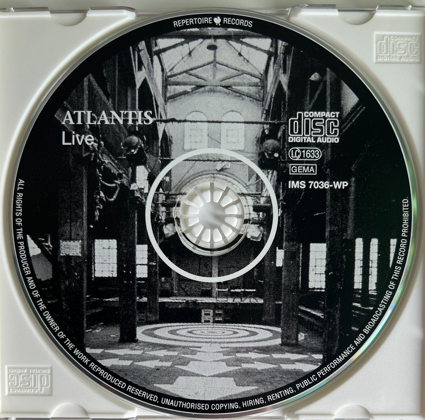 CD: ATLANTIS / Live – Usato da Bischofszell venduto da kustavi 2