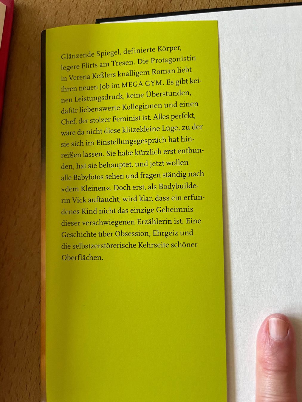 Bücher: Buch "Gym" von Verena Kessler – Gebraucht aus Ebmatingen von Giggelisuppe 2