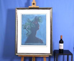 David Stein, Lithografie, " A la maniere de Cocteau "