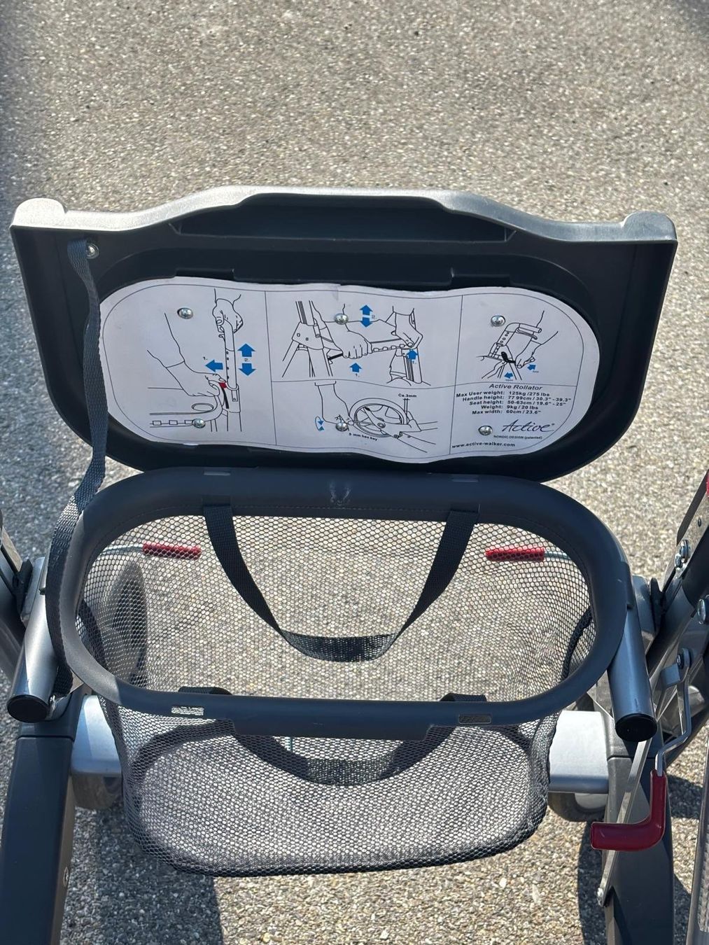 Ausili per la deambulazione: Rollator Active Walker Acces – Usato da Guntershausen b. Aadorf venduto da yvo_dx2z 5