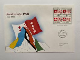 FDC Grossbrief Sondermarke Sion 2006 1998 ET