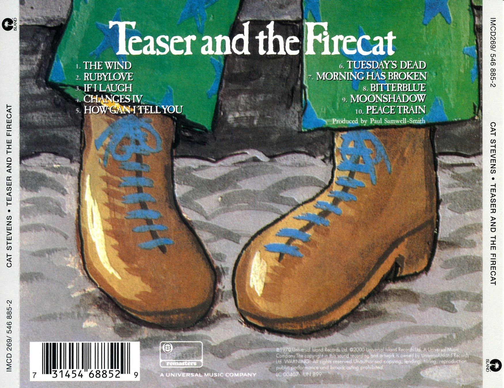 CDs: CAT STEVENS - TEASER AND THE FIRECAT (CD - Remaster) – Gebraucht aus Hedingen von Studers 1