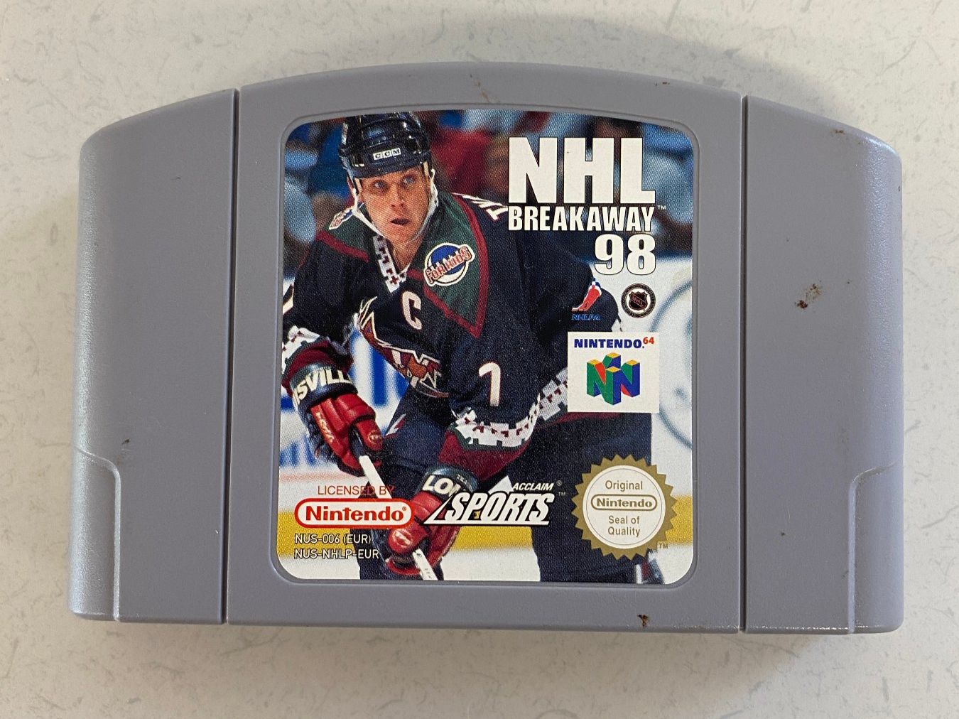 Nintendo Spiele: NHL Breakaway 98, Nintendo 64  Spiel – Gebraucht aus Niederhelfenschwil von Chleeblatt1938