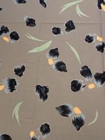 Stoff braunbeige mit Muster 3.10 x 1.36m (t:2)