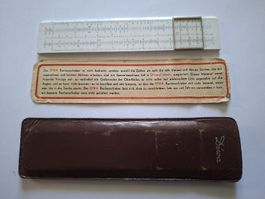 Taschen DIWA Rechenschieber Nr 621 Made in Denmark mit Hülle