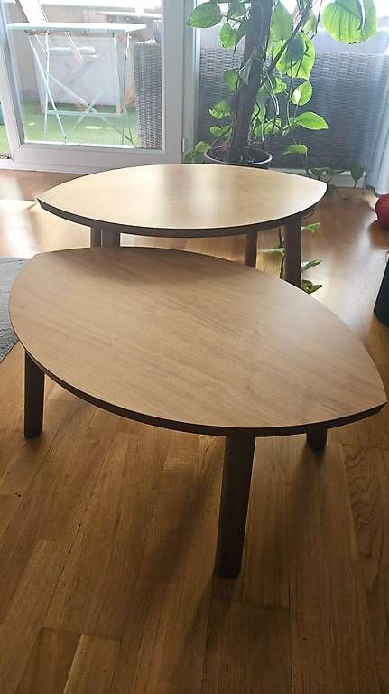 Ikea Tische: Tables basses, lot de 2, plaqué noyer – Gebraucht aus Lausanne von dafrmedo3322u 2