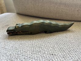 Ostheimer Holz Krokodil Vintage