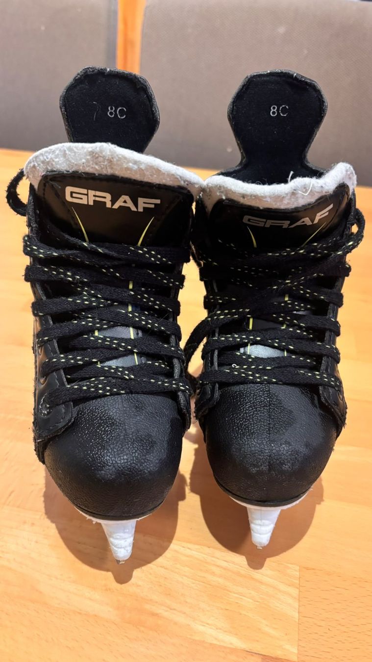 Graf Pattini da ghiaccio: Patins a glace Graf T. 25 – Usato da Crans VS venduto da cht_9s2k 1