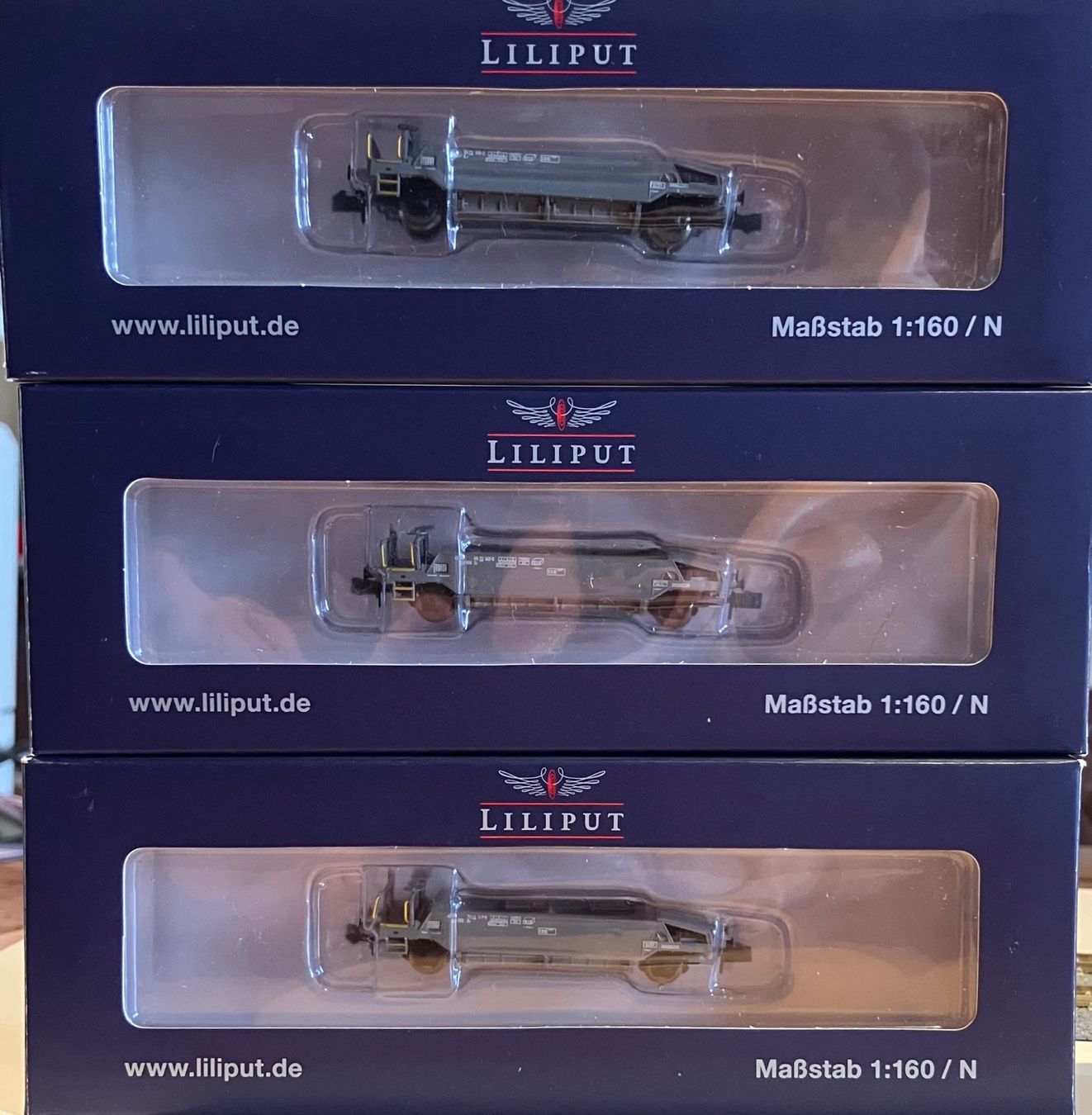 Liliput Modelleisenbahnen: Liliput Schotterwagen-Set 3-teilig SBB – Gebraucht aus Dompierre VD von immorentes 6