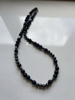 Halskette Hämatit und Onyx 