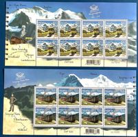 2018 Kleinbögen Satz Jungfraubahn + Schynigeplatte ET