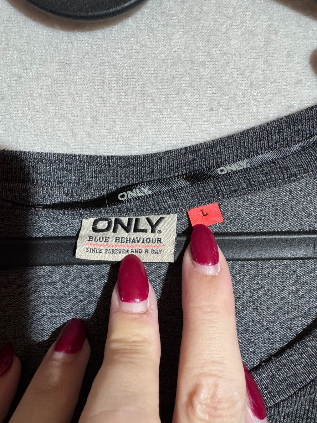 Only Vestiti: Graues Kleid von Only Gr. L – Usato da Grosswangen venduto da SALE_SALE_SALE 3