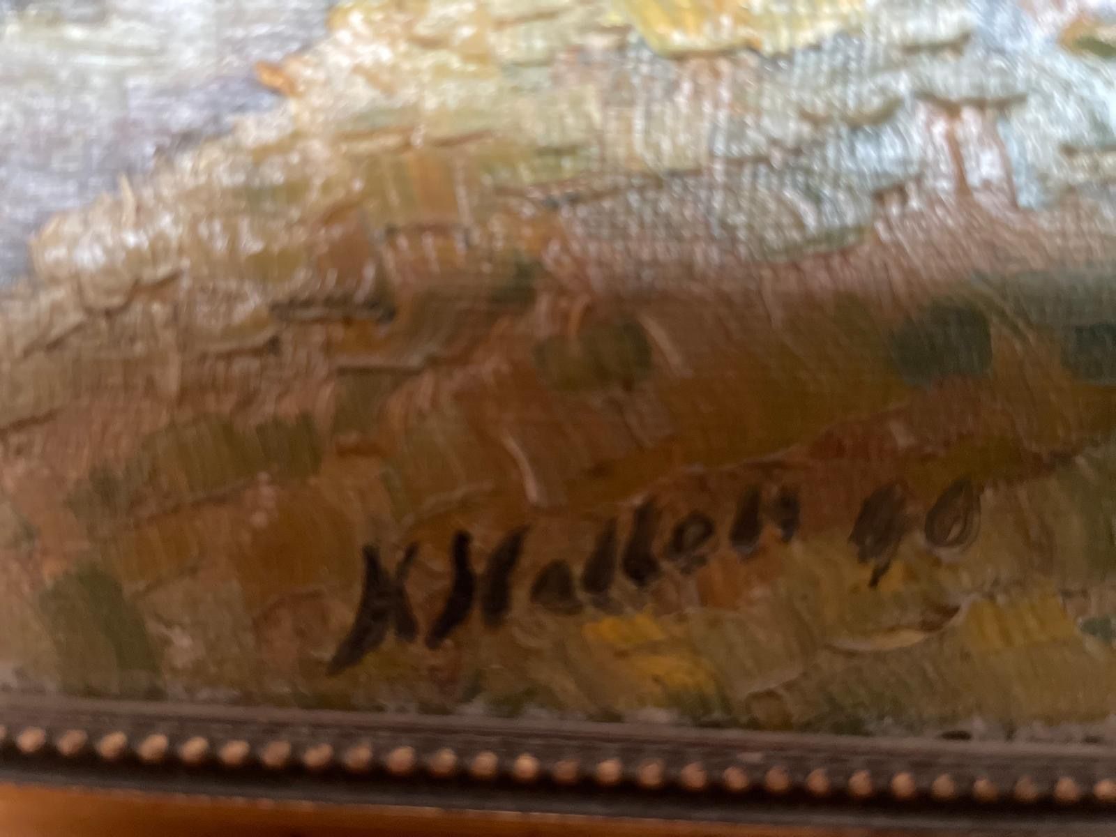 Gemälde: Ölgemälde 59x47cm – Gebraucht aus Hitzkirch von Reliko 1