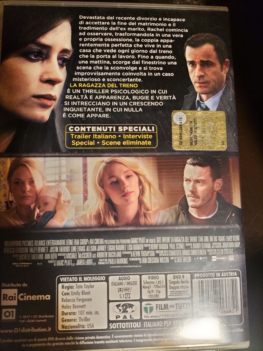 Tutti i DVDs: Dvd La ragazza del treno – Nuovo (secondo la descrizione) da Penthalaz venduto da fed_5ypc 1