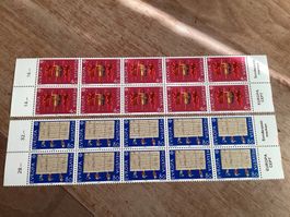 Serie 1982 EUROPA Briefmarken postfrisch 10er Blöcke