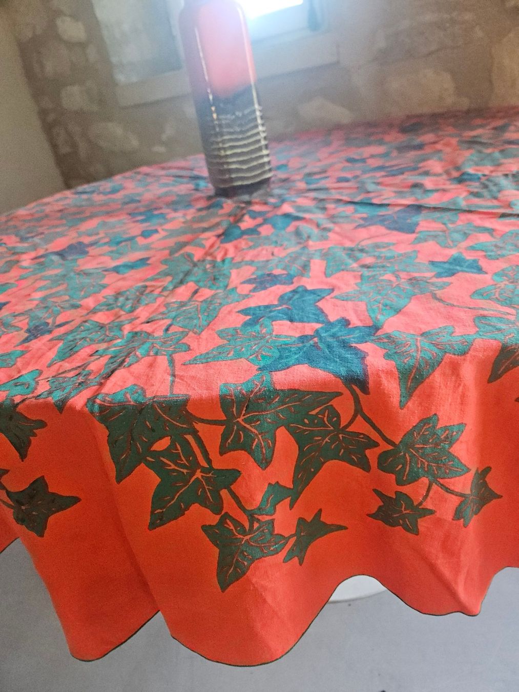Sonstige Tischwäsche: Nappe ronde réel seventies neuve – Neu (gemäss Beschreibung) aus Thônex von lacomtessedesfees 4