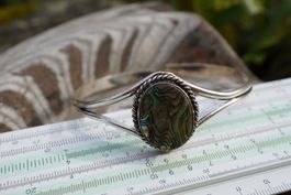 Abalone Muschel     in     Armreifen  Edel    TOPSTONE