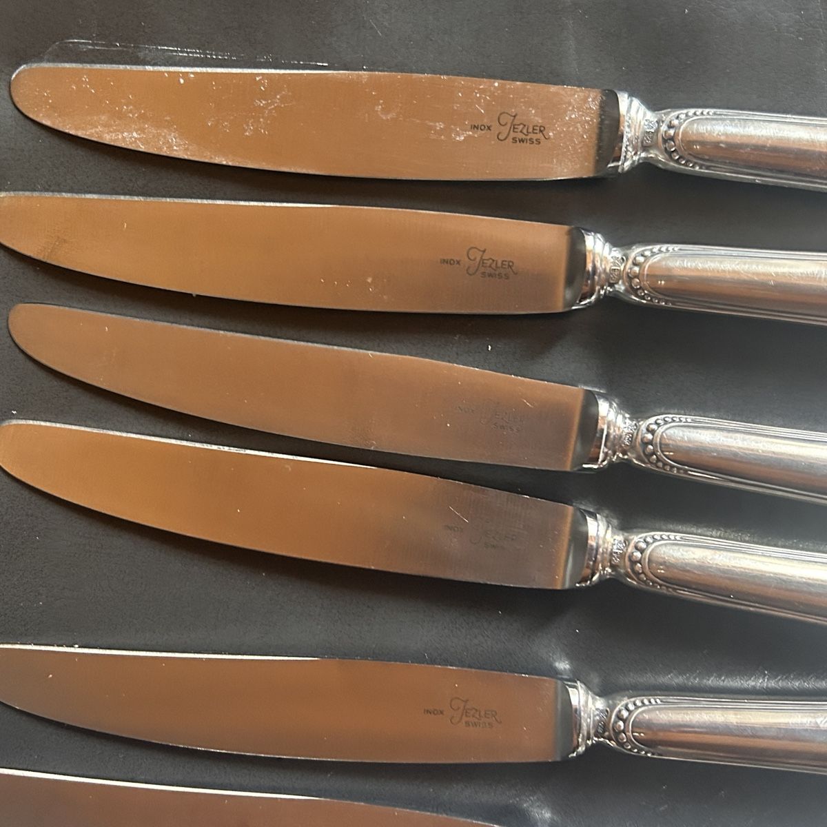 Jezler Posate: 6 Jezler Messer, perle ( 21cm) – Usato da Basel venduto da bellespirit 4