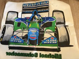 Michael Schumacher Benetton T-Shirt Transferdruck