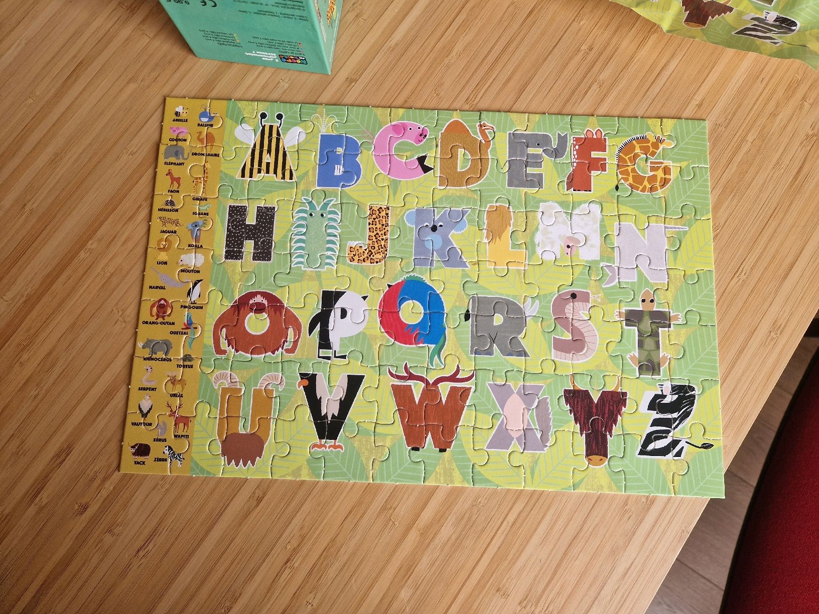 Puzzle: puzzle alphabet – Usato da Chavannes pres renens venduto da Scbel 2