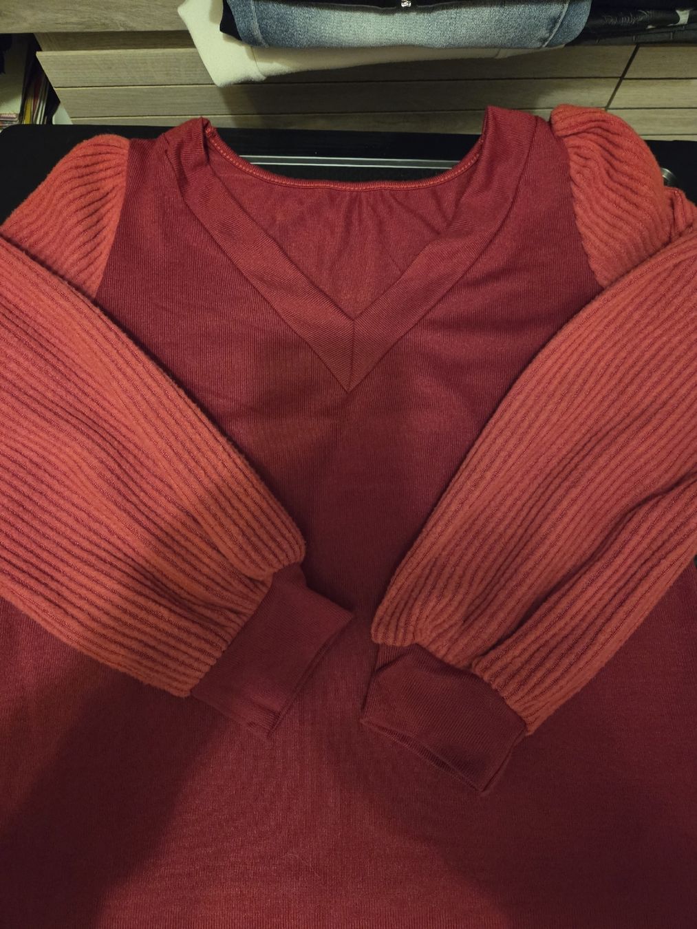 Maglioni & Felpe: Pull bordeaux tendance automne taille M neuf – Nuovo (secondo la descrizione) da Riddes venduto da mim_qs5p