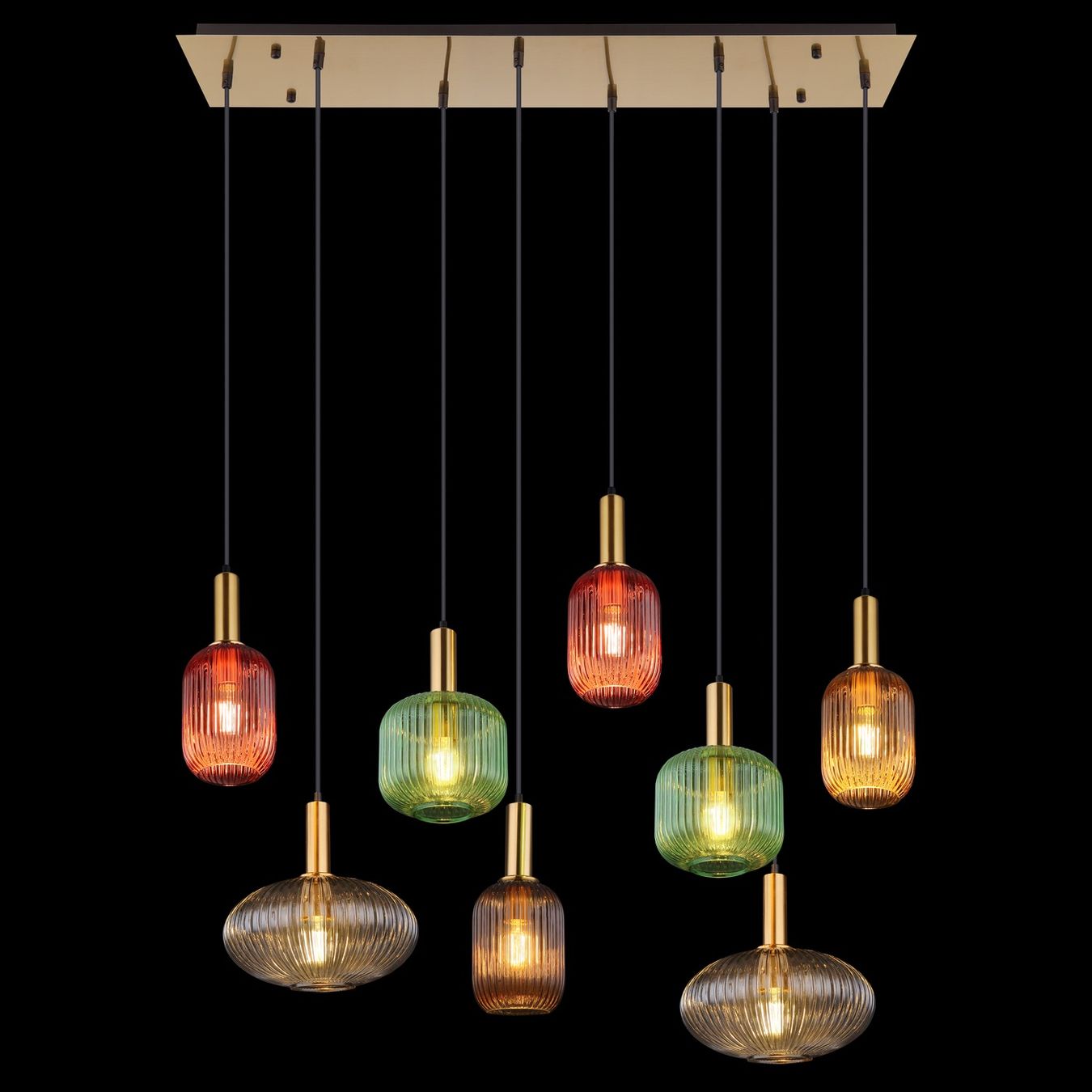 Lampadari & plafoniere: Pendelleuchte, Glas, 125 x 48 cm – Nuovo (secondo la descrizione) da Kreuzlingen venduto da Smart-Light 4