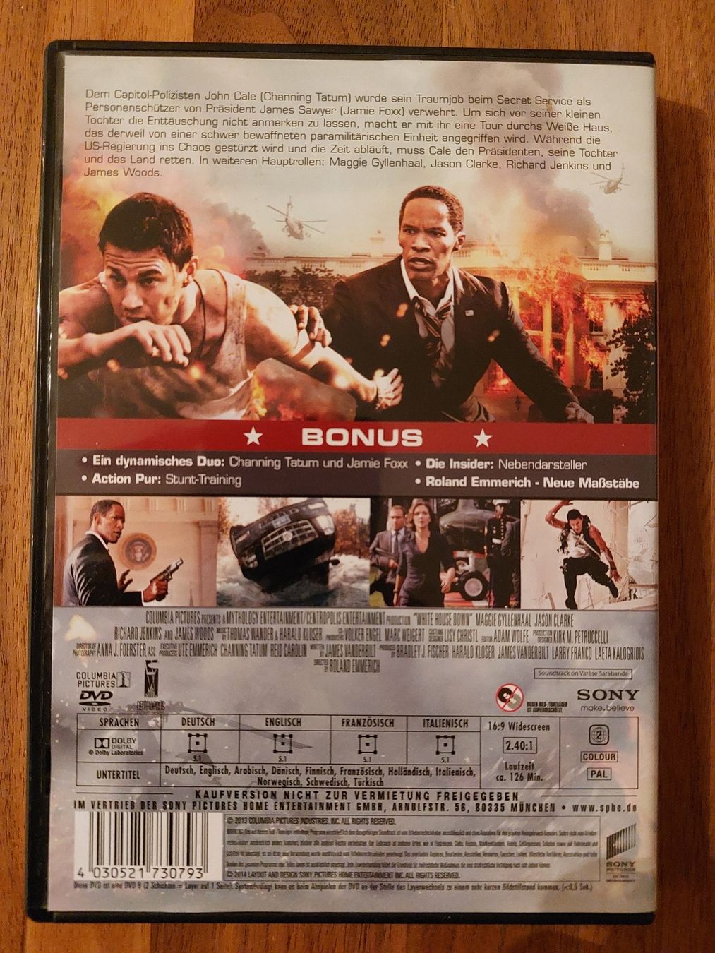 Alle DVDs: DVD - White House Down – Gebraucht aus Rheinfelden von Onyx74 1