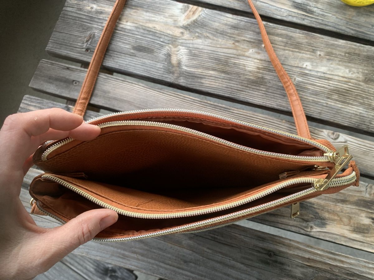 Borse da donna: Umhängetasche in Cognac, NEU – Nuovo (secondo la descrizione) da Uster venduto da Flummi 5