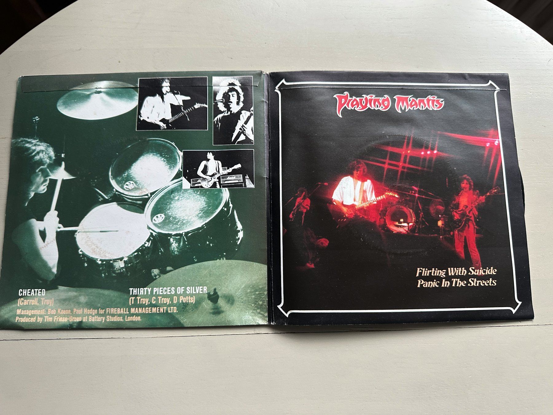 Dischi in vinile: PRAYING MANTIS rare Single Cheated 2 Single Set Kult Top – Usato da Basel venduto da Partridge 1