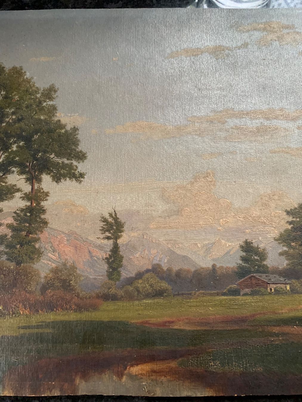 Dipinti: Schweizer Schule 1858 – Usato da Wolfhalden venduto da SecondAntique 6