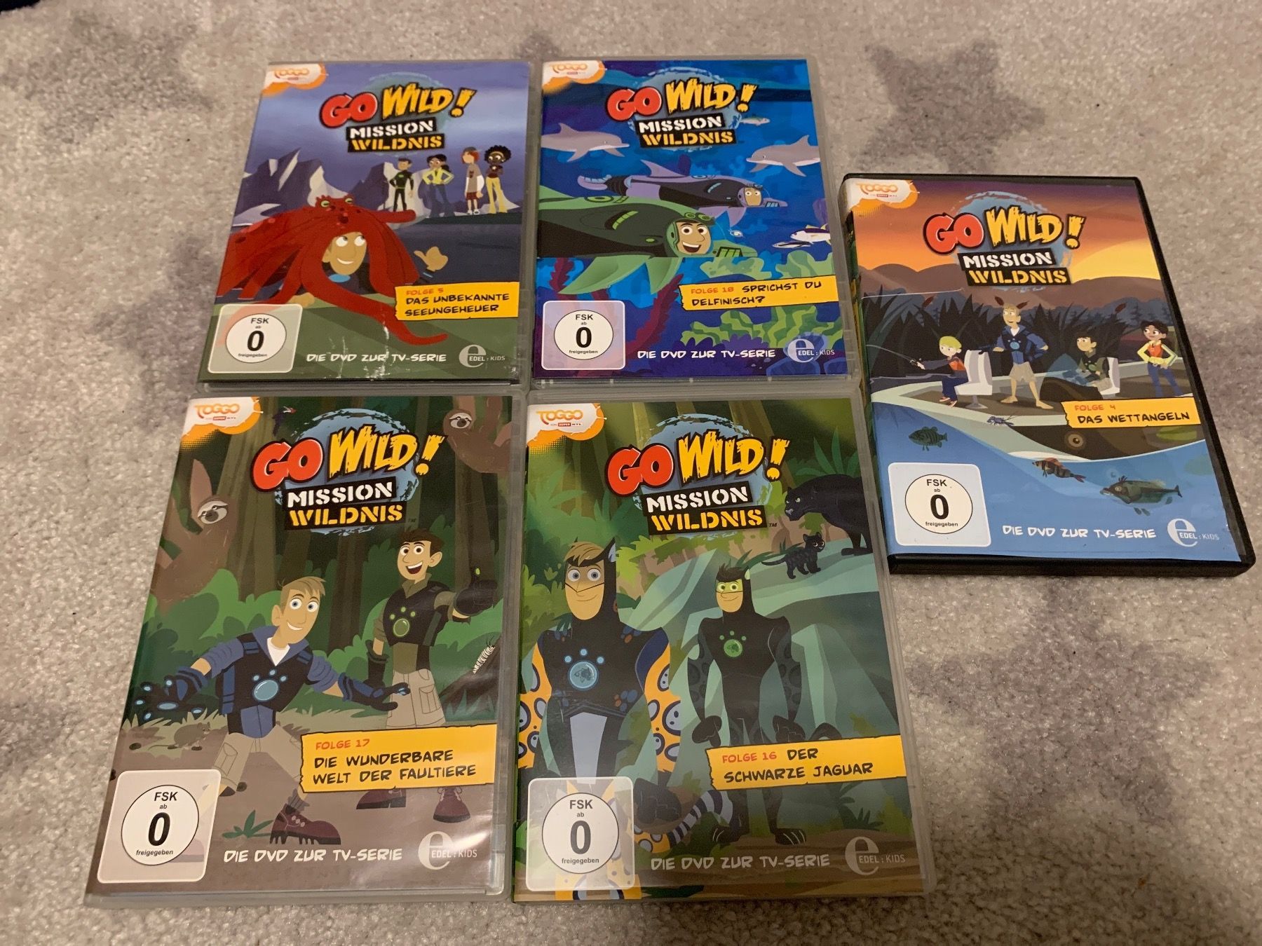 Tutti i DVDs: 5 DVD‘s Go Wild – Usato da Kreuzlingen venduto da jamie45