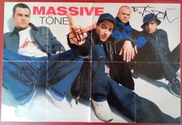 Massive Töne Autogramm signiert Poster 40x30cm