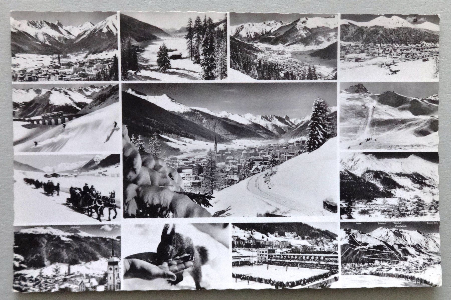 Cartoline postali: Davos (1560 m) – Usato da Fétigny venduto da Billy2miny