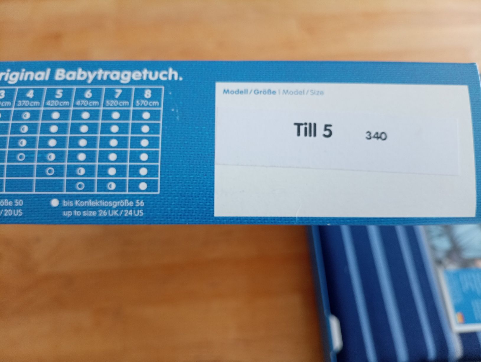 Didymos Bauch- & Rückentragen: Neu! Didymos Tragetuch Till Gr. 5 – Neu und originalverpackt aus Heerbrugg von Krityu 1