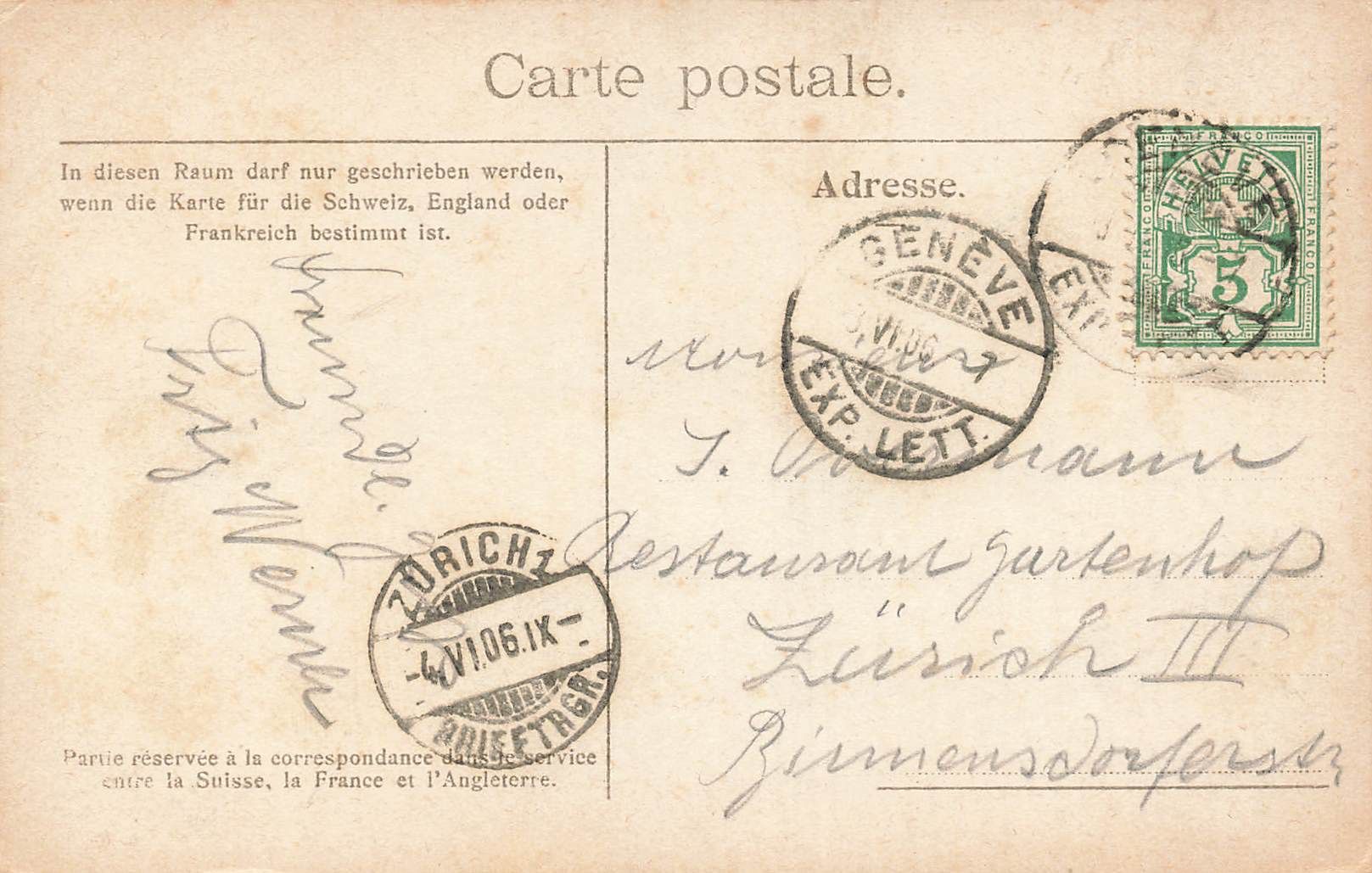 Cartoline postali: Geneve schiff battello boot – Usato da Biasca venduto da Blenio71 1